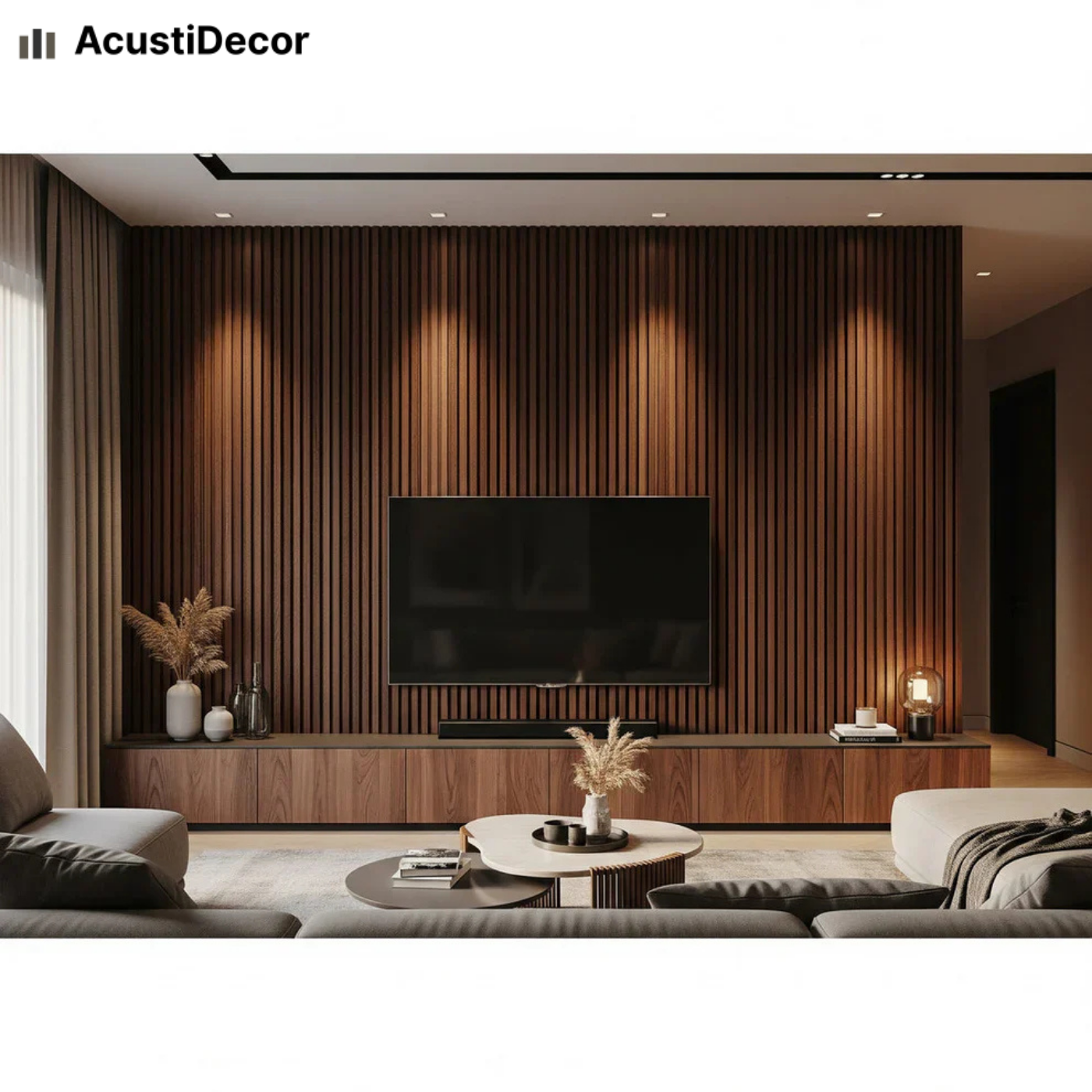 Flexible Acoustic Panels – AcustiDecor (300 cm × 50 cm)